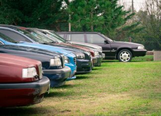 Historia Hondy Civic w pigułce – od pierwszej generacji do współczesnej legendy Samochody, w tym Honda Civic, zaparkowane na trawiastym polu na wsi